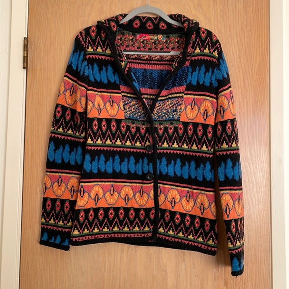 Desigual Vest Cardigan Medium. Hand altered for a cinched waist. - Picture 2 of 6